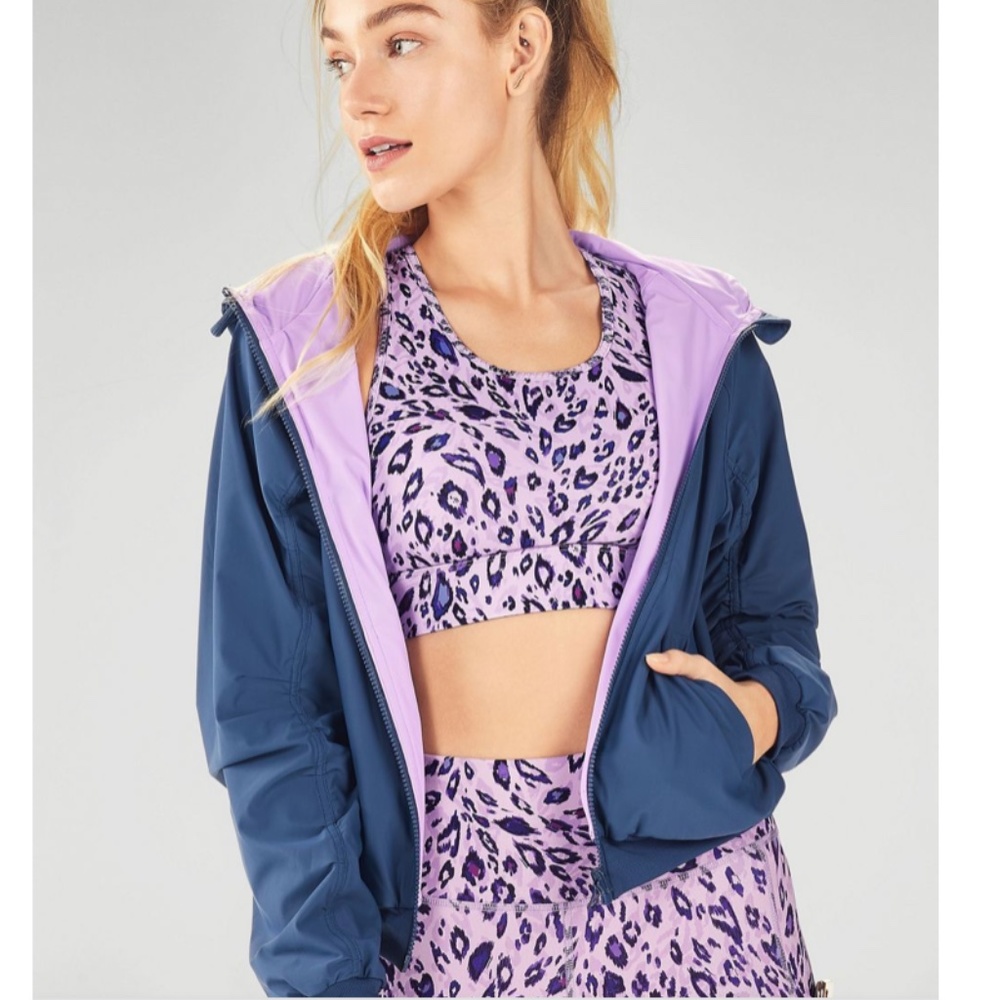 Fabletics Amara Reversible Jacket Size Medium - image 1